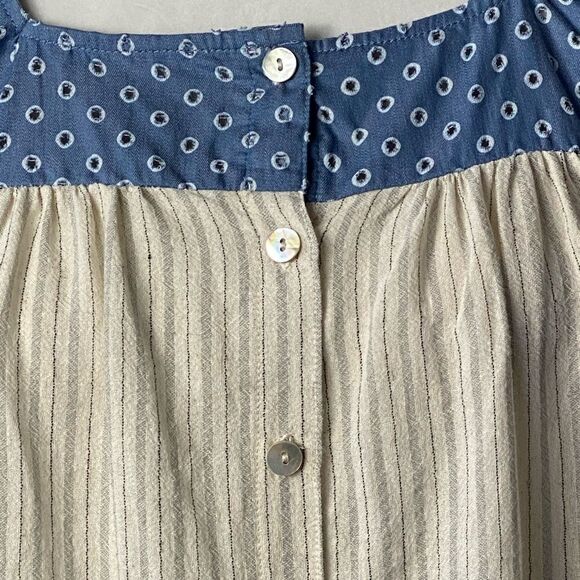 DEPT222 MEDIUM INDIGO SURF TOP NWT - Picture 5 of 9